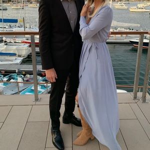 Ali & Jay - Women's Sleeve Wrap Maxi Long Dress